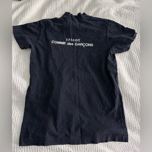 Comme des garçons mock neck tee